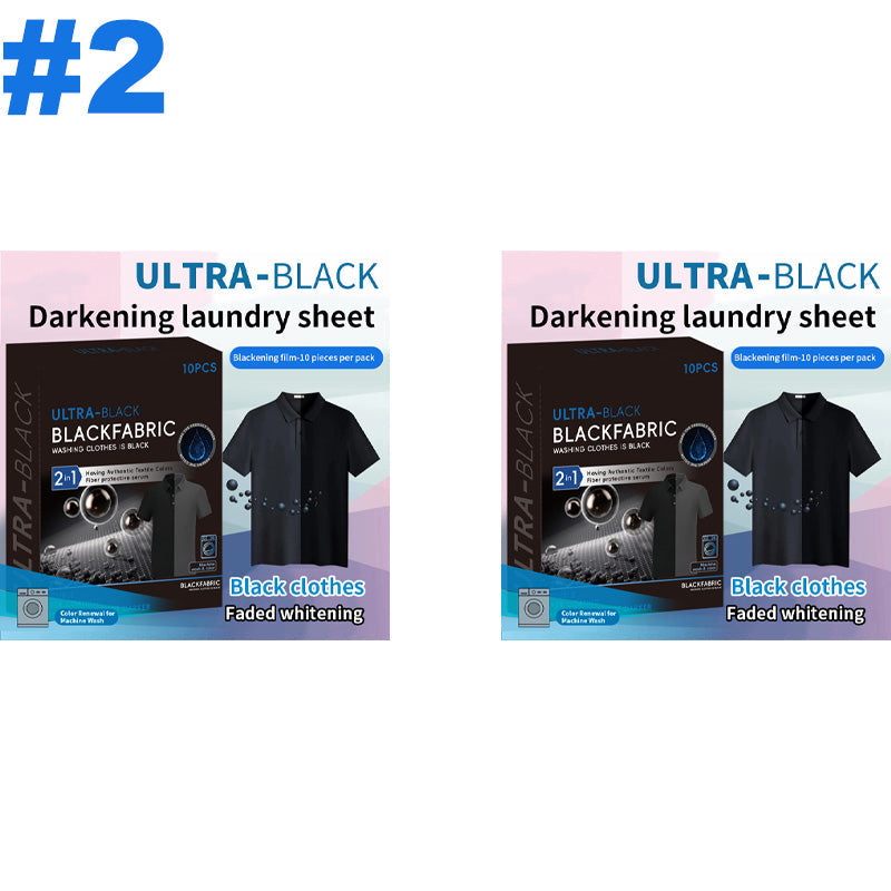 ⚡Hot Sales🔥IEY® UltraBlack Laundry Color Restore Sheets🧼🎁
