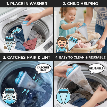 🧺 LAST DAY 50% OFF ✨Lovyanocosh® Washing Machine Filter Bag