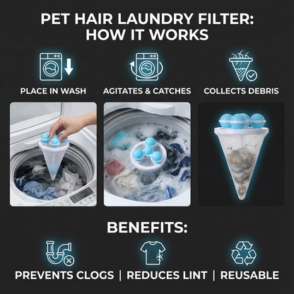 🧺 LAST DAY 50% OFF ✨Lovyanocosh® Washing Machine Filter Bag