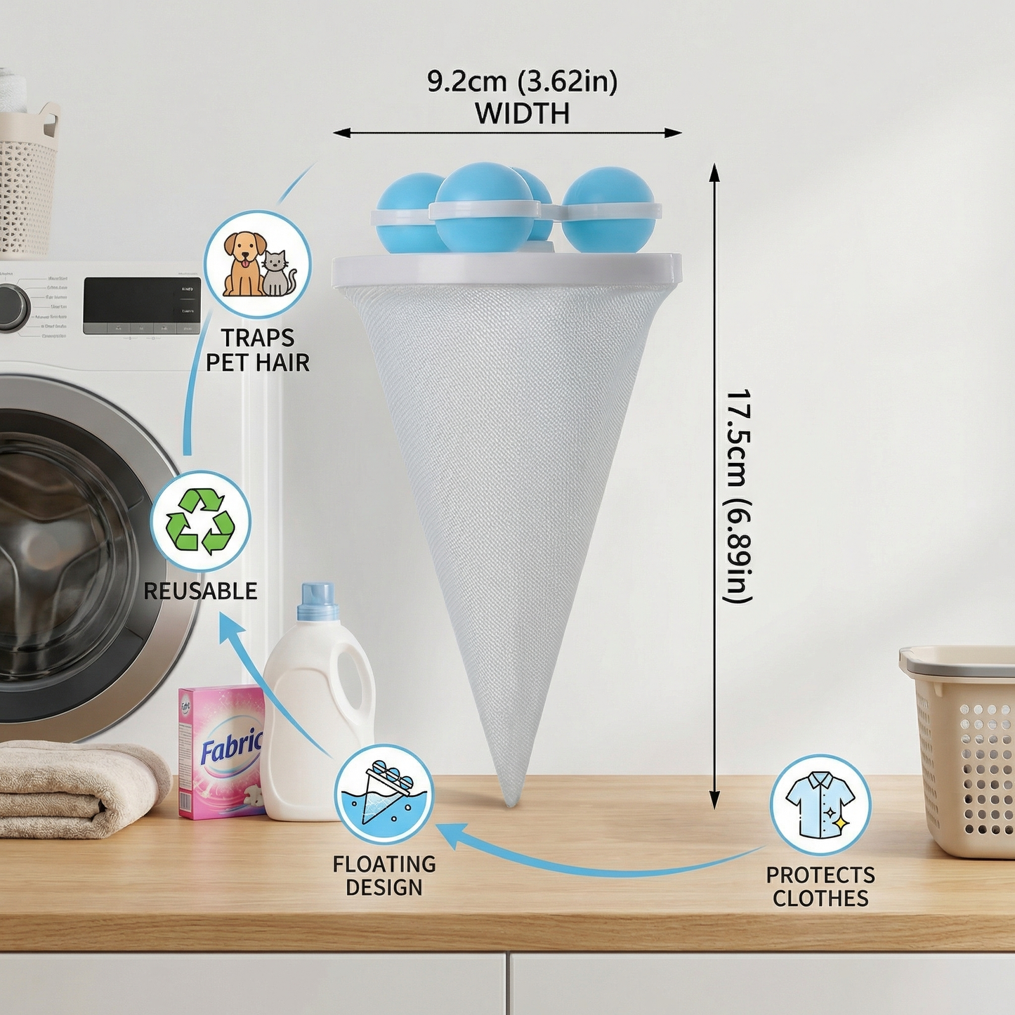 🧺 LAST DAY 50% OFF ✨Lovyanocosh® Washing Machine Filter Bag